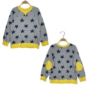 Hanna Andersson Gray Star Print Sweatshirt